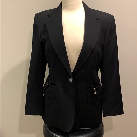Gucci Jackets & Blazers - SOLD Vtg Gucci Black Wool Blazer Sz 44 (US 8)